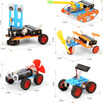STEM Kits for Kids, Ages 6-12, Robotics Science Experiments, Building Robot Cars, STEM Activities, Educational Toys, Birthday Gifts