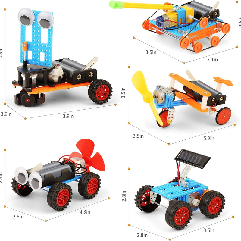STEM Kits for Kids, Ages 6-12, Robotics Science Experiments, Building Robot Cars, STEM Activities, Educational Toys, Birthday Gifts
