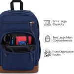 JanSport Cool Backpack, with 15-inch Laptop Sleeve - Large Computer Bag Rucksack with 2 Compartments, Ergonomic Straps, Black