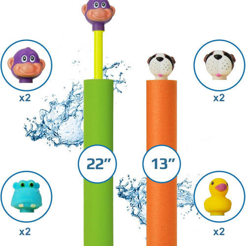Water Blaster | Water Blasters for Kids, Water Squirter for Kids, Pool Guns, Squirt Gun 8 Pack 4 Pack Beach Essentials, Beach Toys Pool Squirt, Summer Games