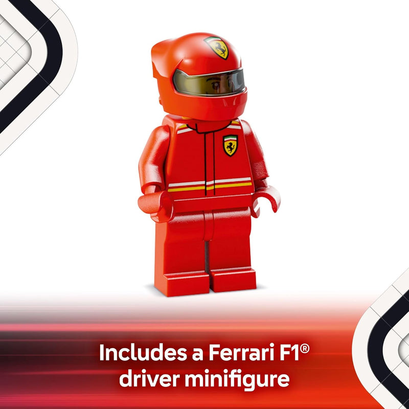LEGO Speed Champions Ferrari SF-24 F1 Race Car Toy Kit for Kids, Age 10+, Building Set Display Play