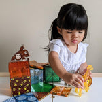 MAGNA-TILES Safari Animals 25-Piece Magnetic Construction Set, The ORIGINAL Magnetic Building Brand