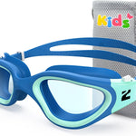 ZIONOR Kids Swim Goggles, G1MINI SE Ages 6-14 No Leak Anti-Fog | Soft silicone fit, Easy-adjust strap. Wide clear vision, UV protection