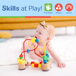 Melissa & Doug Wooden Bead Maze: Montessori-Inspired Sensory Toy for Babies and Toddlers