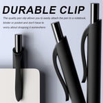 50 Pack Black Ink Pens - Bulk Pens, 1.0MM Medium Point Ballpoint Pens, Smooth Writing No Bleed Retractable Ball Point Pen (Black)