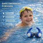 Waterproof Swimming Ear Plugs for Adults Kids, 3 Pairs Reusable Silicone | Reusable swim earplugs for pools, surfing, diving, showering and water sports, Keep Water Out and Ear Protection