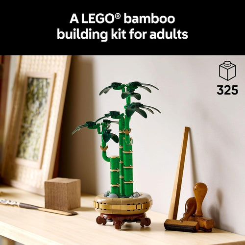 Lego Botanicals Lucky Bamboo Building Set for Adults, Artificial Plant for Indoor Home Decor, Gift for Him