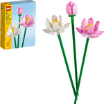LEGO Lotus Flower - Building Toy for Kids, Girls & Boys, Ages 8+ - Artificial Lotus Flowers for Home Decor & Display - Creative Gift Idea for Her & Him - 40647