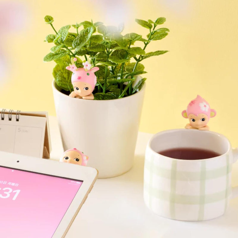 Sonny Angel Cherry Blossom HIPPERS - Original Decorative Mini Figure/Limited Edition Series - 1 Sealed Blind Box
