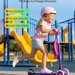 Gotrax KS3 Kids Kick Scooter with LED Lighted Wheels and Adjustable Height Handlebars