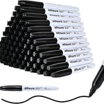 Permanent markers, 100 packs permanent markers bulk, quick dryingin one second, waterproof, smooth, noteasy to erase, durable, can be markedon glass, tiles and cloth, office supplies