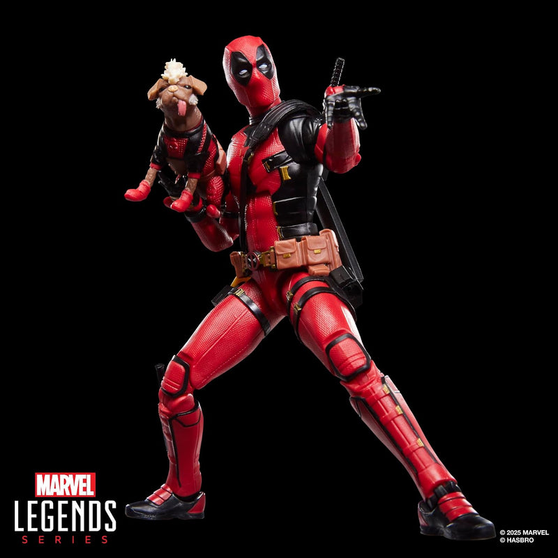 Marvel Legends Series Dogpool and Deadpool, Marvel Studios' Deadpool & Wolverine Movie Collectible 6-Inch Action Figure Gift