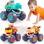 OCATO Baby Toys for 1 Year Old Boy Gifts First Birthday Gifts for Boys | Pull Back Monster Truck Toy Cars 1 2 3 One Year Old Boy Birthday Gift Toddler Baby Boy Toys Gifts 12M+ Kids Stocking Stuffers