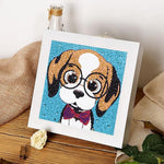 6 Pack 5D Diamond Art kits for Adults Beginners 6x6inch | Cute Animals Diamond Painting Kit, DIY Children Full Round Drill Paint by Diamonds Dot Gem Art for Adult, Home Wall Decor