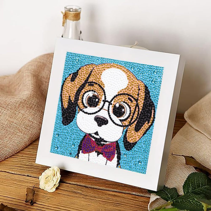 6 Pack 5D Diamond Art kits for Adults Beginners 6x6inch | Cute Animals Diamond Painting Kit, DIY Children Full Round Drill Paint by Diamonds Dot Gem Art for Adult, Home Wall Decor