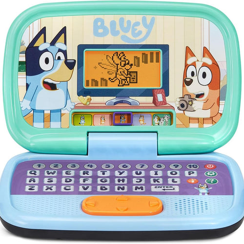 VTech Bluey Game Time Laptop: 10 Interactive Games Featuring Beloved Characters
