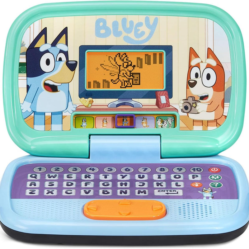 VTech Bluey Game Time Laptop: 10 Interactive Games Featuring Beloved Characters