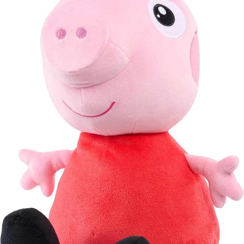 Peppa Pig 2 lb Weighted Large Plush, 12-inch Stuffed Animal, Kids Toys for Ages 2 Up by Just Play