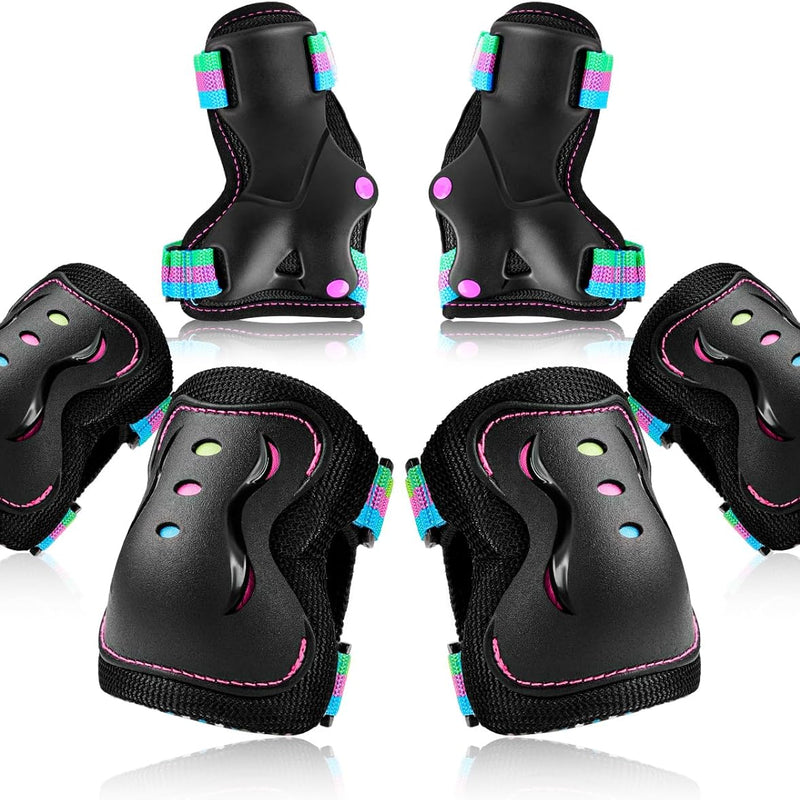 BOSONER Kids/Youth Knee Pad Elbow Pads Guards Protective Gear Set, Multifunctional, Adjustable, Comfortable, Lightweight