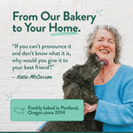 Portland Pet Food Pumpkin Dog Treats, Healthy, Grain-Free Biscuits 3 Pack | Human-Grade, Limited Ingredient, Natural Low Calorie Training Treats for Small & Large Dogs, Puppy to Senior, Made in USA