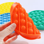 Random 4 Pcs Fidget Toys,Pop Fidget Sensory Toys Set,Stress Relief Gifts for Kids & Adults,Pop Bulk & Party Favors Toddler Toys for Easter Gifts,Party Supplies,Classroom Prizes