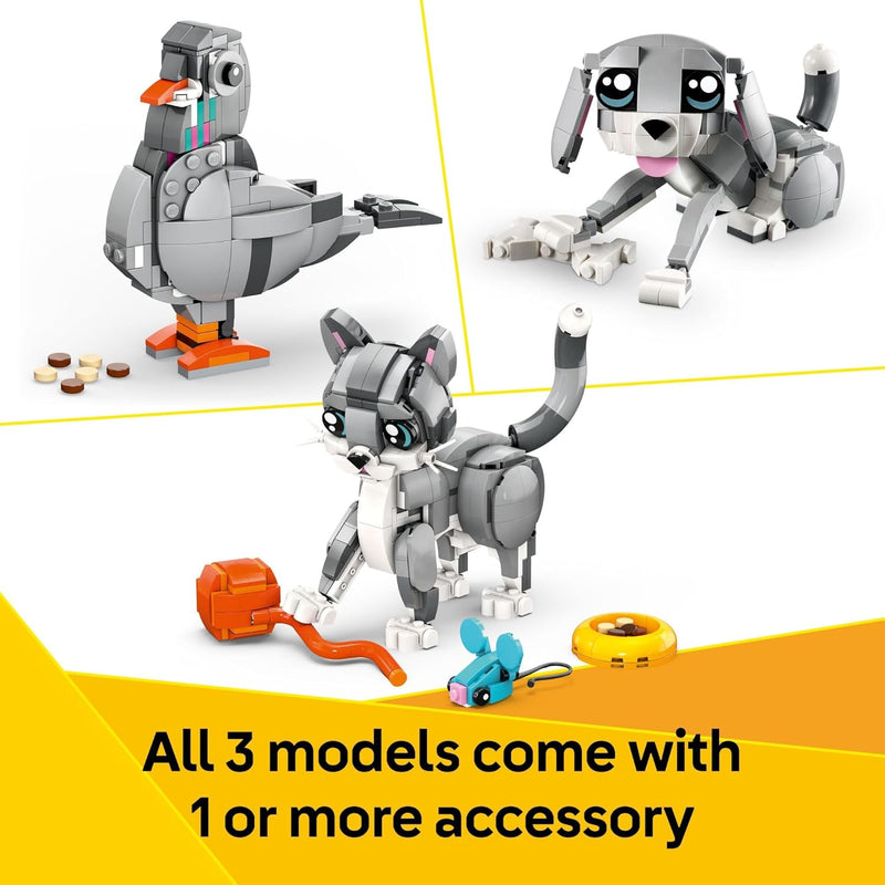 LEGO Creator 3 in 1 Building Toy with 3 Animal Playsets for Kids Ages 8+