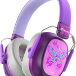 iClever Noise Cancelling Headphones for Kids Adult Bluetooth Ear Protection | SafeSound Tech, 60H PlayTime, Kids Wireless Noise Reduction Headphones for Autism Fireworks Event Monster Jam Concert, FOCUS