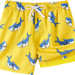 UMELOK Boys Swim Trunks with Compression Liner Toddler Bathing Suit
