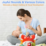 Car Seat Toy, Stroller Toy with a Convenient Clip | Carseat Toys Hanging Baby Accessories,Built-In Bell, Rattle,Mirror for infant,Babies Gift 0-3-6-12 months Boy Girl