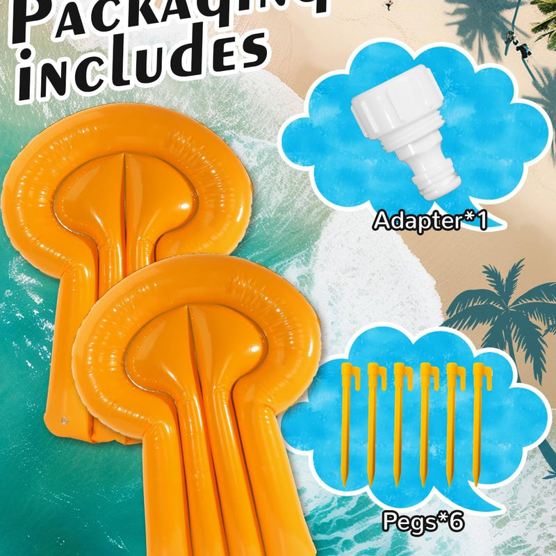 22ft Slip Water and Slide for Kids Adults, Extra Long Backyard Water Slide for Kids Ages 5-8 8-12 with Pool and 2 Inflatable Bodyboards, Summer Outdoor Games Water Toys
