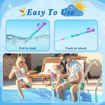 12 Pack Water Gun Soaker Blaster - Bulk Squirt Guns Kids Adults Pool Toys | Outdoor Swimming Pool Summer Beach Activity Fighting Party Game