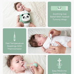 Momcozy Elite Baby Kit, Superior Baby Shower Gift & Registry Essential Kit | Grooming&Health&Cleansing Care Set,Electric Nail File & Nasal Aspirator,Tummy Wrap,Thermometer,Bath Brush,Teether,Storage Bag