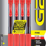 Pilot G2 Pens, Premium Refillable and Retractable Rolling Ball Gel Pens, Fine Point, 0.7mm, Black Ink, 4-Pack