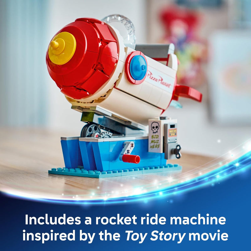 Disney Toy Story Alien Building Toy for Kids Ages 9+ with Movable Parts and Arcade-Style Ride