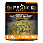 Peak Refuel Strawberry Granola 2-Pack, Freeze-Dried Breakfast Meal Pouches | Two freeze-dried strawberry granola pouches, 2 servings each, lightweight, just add water, no cooking, ideal for camping