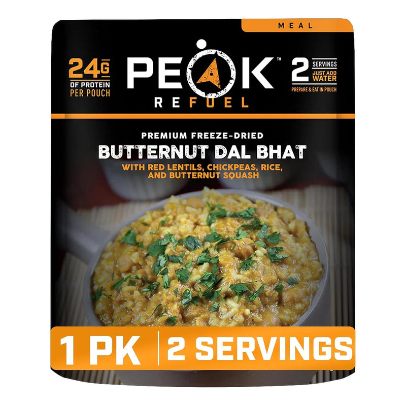 Peak Refuel Strawberry Granola 2-Pack, Freeze-Dried Breakfast Meal Pouches | Two freeze-dried strawberry granola pouches, 2 servings each, lightweight, just add water, no cooking, ideal for camping