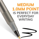 BIC Round Stic Xtra Life Ballpoint Pen, Ultra Long Lasting and Consistent Ink Flow, 60-Count in Black Ink