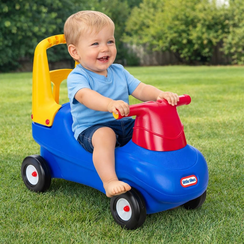 Little Tikes Push and Ride Racer for Toddlers - 22"L x 10"W x 17"H Riding Toy and Walker