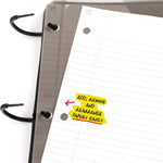 Five Star Flex Refillable Notebook + Study App 1 Inch O-Rings Binder with Pockets Tabs and Dividers, 220 Sheet Capacity, Includes 60 Sheets 8.5" x 11" College Ruled Paper, Amethyst (29328AB6)