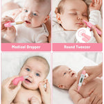 Baby Healthcare and Grooming Kit, Electric Safety Nail Trimmer Baby Nursery Kit, Newborn Care Kits with Hair Brush Comb for Newborn Infant Toddlers Baby Boys Girls Kids, Baby Shower Gifts