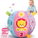 Move2Play, Interactive Baby Ball with 30+ Sounds & Songs | Toys for 1 Year Old Boys & Girls | Baby Toys 6-12+ Months | Musical Crawling Ball for Toddlers 1-3 | 1st Birthday Gift