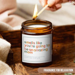 Mothers Day Gifts for Mom,New Mom Gifts,Gift for New Moms,Mothers Gift After Birth-7 OZ Lavender Soy Wax Candle