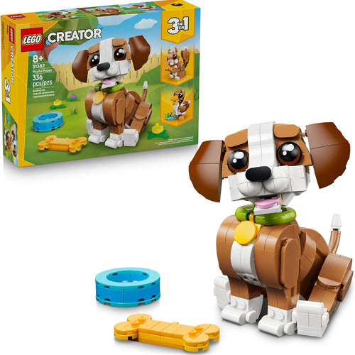 LEGO Creator 3-in-1 Cute Animals Building Toy for Kids and Girls Ages 8+ - Gift for Birthdays with Dog, Squirrel, or Duck Models