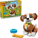 LEGO Creator 3-in-1 Cute Animals Building Toy for Kids and Girls Ages 8+ - Gift for Birthdays with Dog, Squirrel, or Duck Models