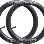 20" Premium Butyl Bike Tubes for Kids, Road, MTB, City, BMX Bikes, Schrader Valve, 1.75"-2.125"