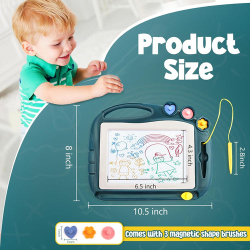 Magnetic Drawing Board, Toddler Toys for Age 3 Boys Girls, Toddler Drawing Board, Birthday Easter Christmas Halloween Kids Toy Gifts for Boys and Girls