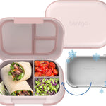 Bentgo Chill Max Leak-Proof XL Lunch Box - Included Ice Pack Keeps Food Cold; 5-Cup Capacity for Adults & Ages 8+, 3 or 4 Compartment Bento Box, BPA-Free, Dishwasher Safe (Lavender & Peach Blossom)
