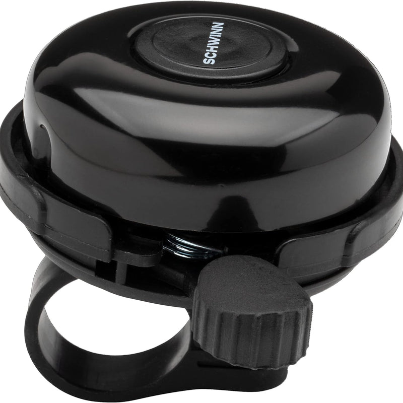 Schwinn Classic Bike Bell, Black Finish, Easy Installation, Loud Ringing Sound