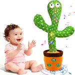 Interactive Baby Toy Dancing Talking Cactus, Singing Musical Record, Volume Adjustment for Infant 6-18 Months