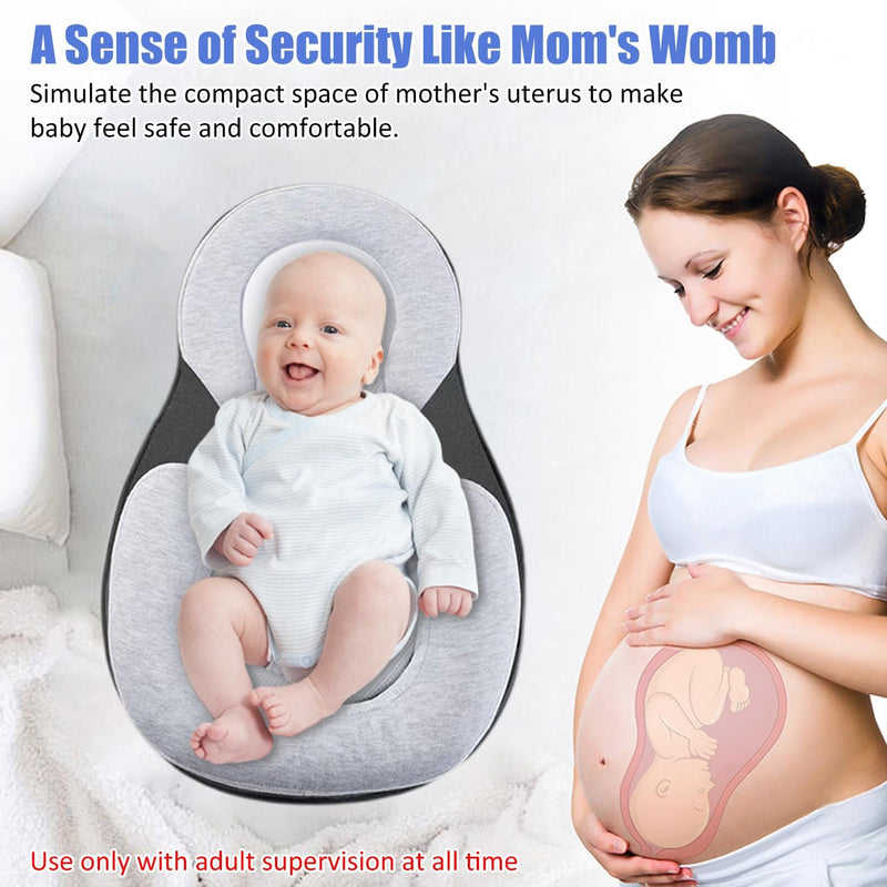 Baby Wedge Pillow, Adjustable Breastfeeding Pillow | For Reducing Spit-Up, Bottle Feeding